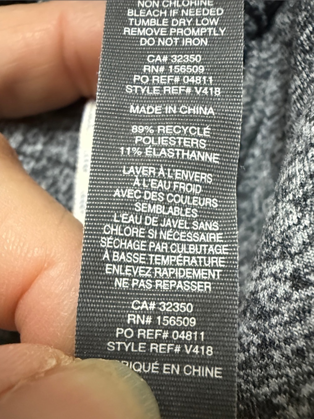 Men's VUORI Gray Ponto Performance Pants Size Large V418 - Picture 14 of 15